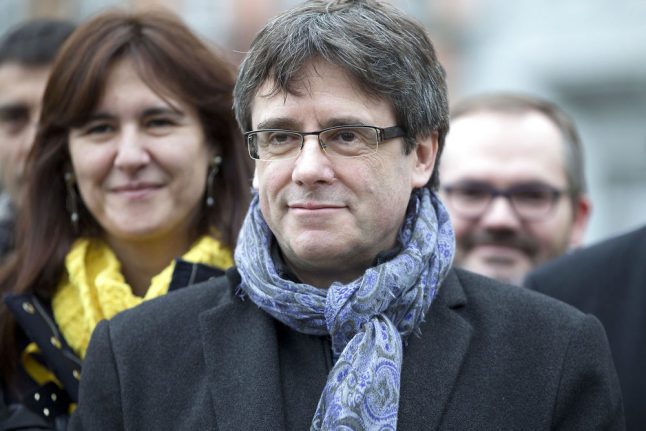 Sacked Catalan leader to travel to Denmark from Belgium