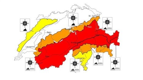 Switzerland at high risk of avalanches after storm Burglind