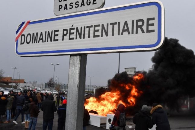 French prison guards block jails after blade attack by Al Qaeda convict