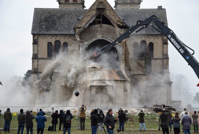 Historic German church demolished to make way for brown coal mine