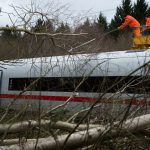 Long-distance trains cancelled across Germany until further notice due to hurricane
