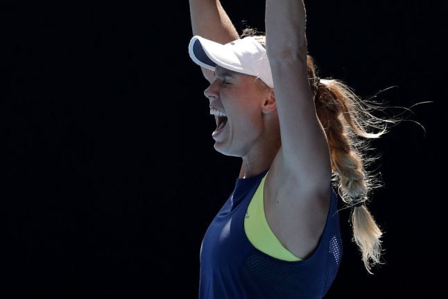Denmark's Wozniacki reaches Australian Open final