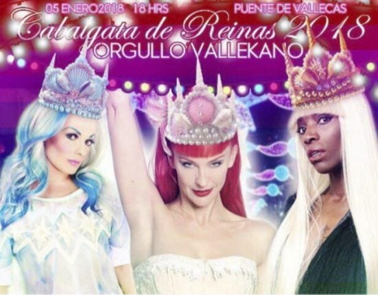 Outrage as Madrid chooses drag queen for traditional Three Kings parade
