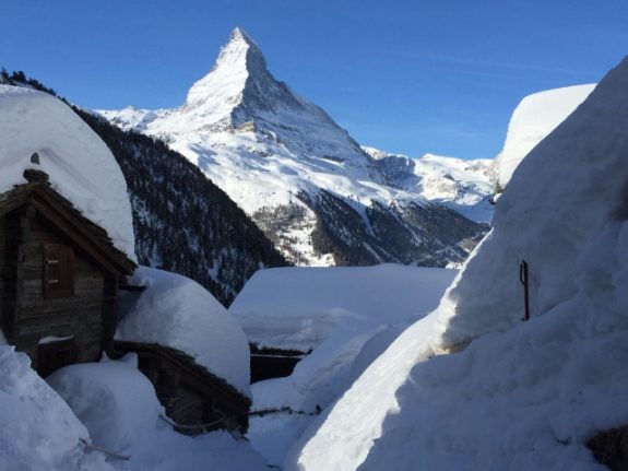 ‘We’ve got the slopes to ourselves’: locals are happy to be stuck in Zermatt