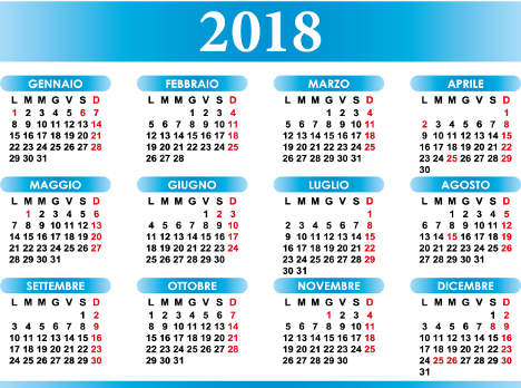 Italy's national holidays in 2018