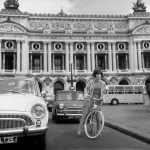 Riding a bike in Paris, summer 1964Photo: AFP