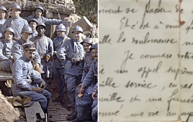 French police investigate WWI soldier's goodbye letter to his 'only friend'