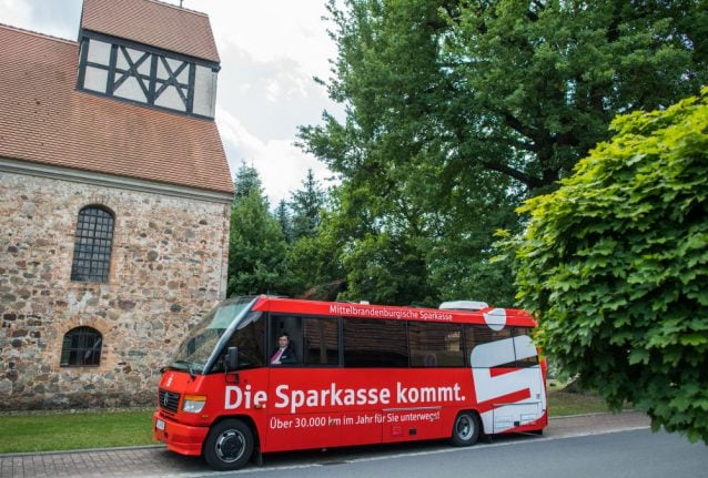 In rural Germany, ‘mobile banking’ means a bank on a truck