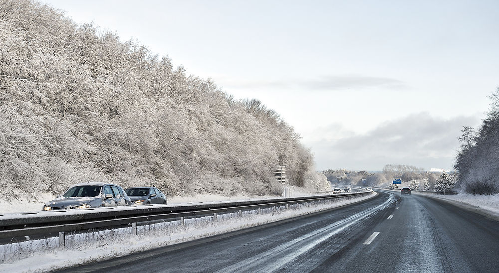Poor conditions connected to 23vehicle accident on Danish motorway