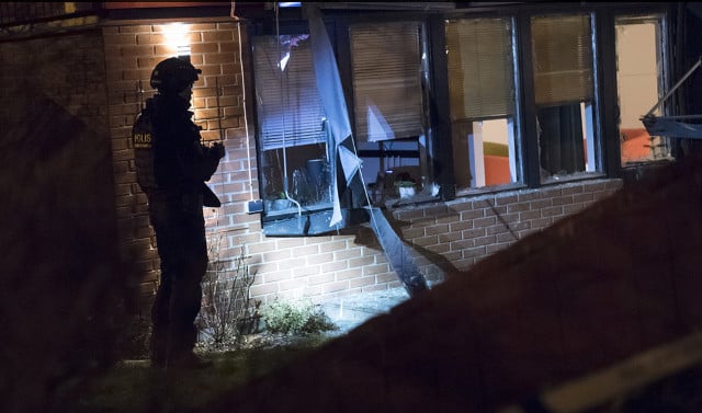 Windows blown out in explosion at home in southern Sweden
