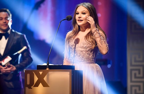 Transgender YouTube star Viktoria, 14, wins plaudits at Swedish gala