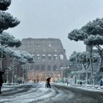 IN PICTURES: Snowmen and skiers in Rome after historic snowfall