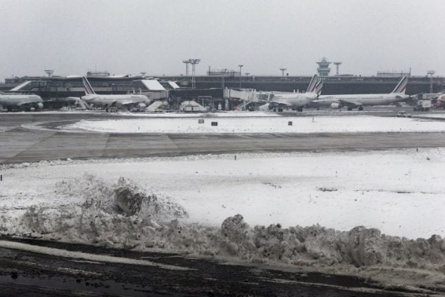 Air France cancels dozens of Paris flights due to snow