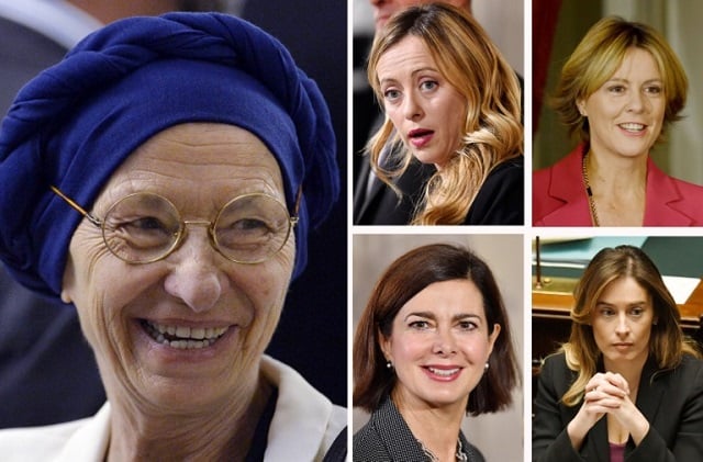 Five women set to play important roles in the Italian election