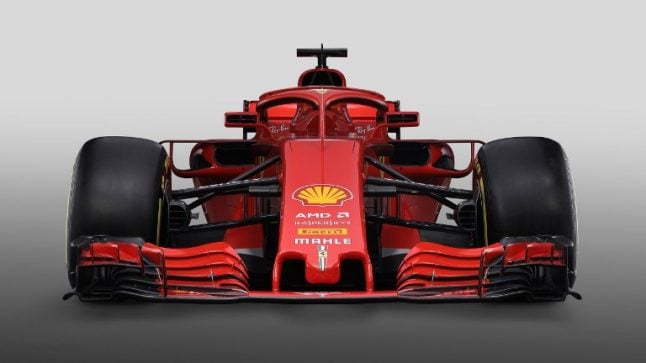 Italy’s Ferrari chases Formula One title with new 2018 racing car