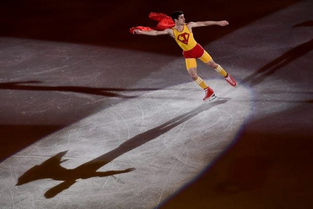 WATCH: Spain’s Olympic Bronze figure skater is the superhero we all need