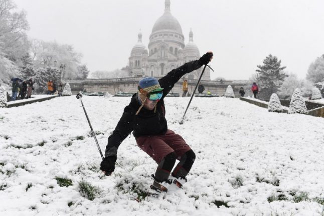 In Pictures: Snow turns France into winter wonderland