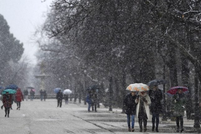 IN PICS: Snow and ice turns Spain into winter wonderland