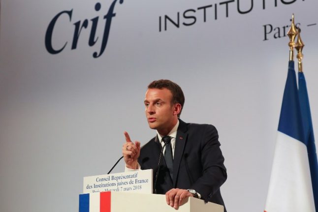 Anti-Semitism: Macron vows to tackle the 'shame of France'