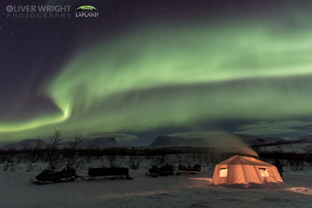 WATCH: Spectacular real time video of Northern Lights over Swedish Lapland