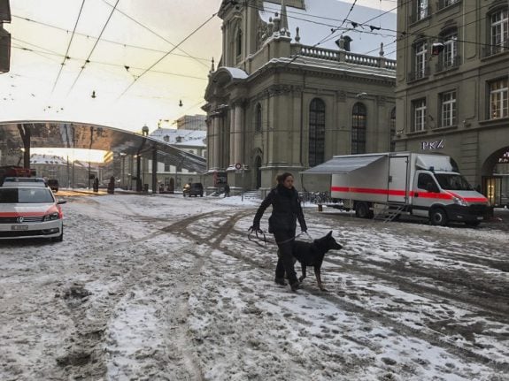 Afghan man held after bomb threat near Bern station