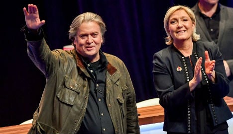 'History is on our side,' Bannon tells National Front meeting in France