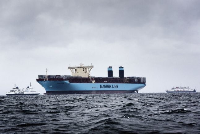 Crew members missing after Maersk ship catches fire in Arabian Sea