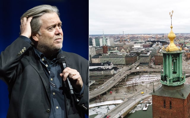 Ex-Trump aide Steve Bannon plans to visit Sweden this spring