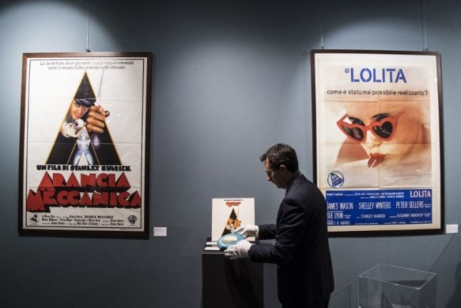 Classic Stanley Kubrick memorabilia auctioned off in Italy