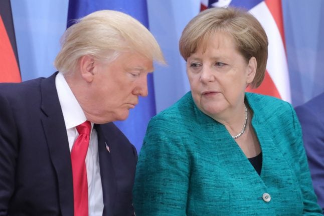 Merkel to visit Trump in Washington at end of April: report