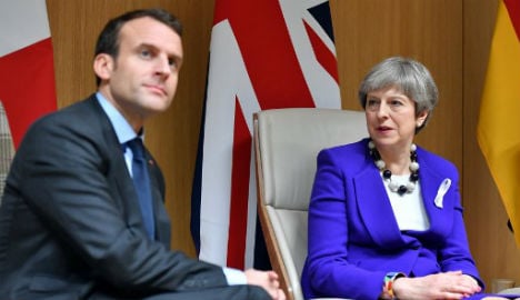 Macron and May issue joint tweet on chemical weapons