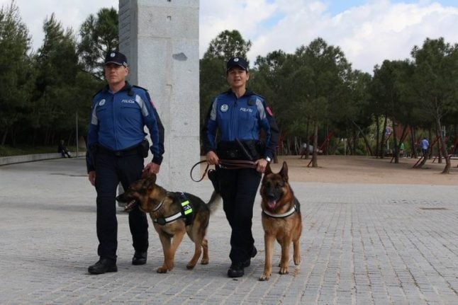 Madrid’s police dogs are learning to relax with Mozart