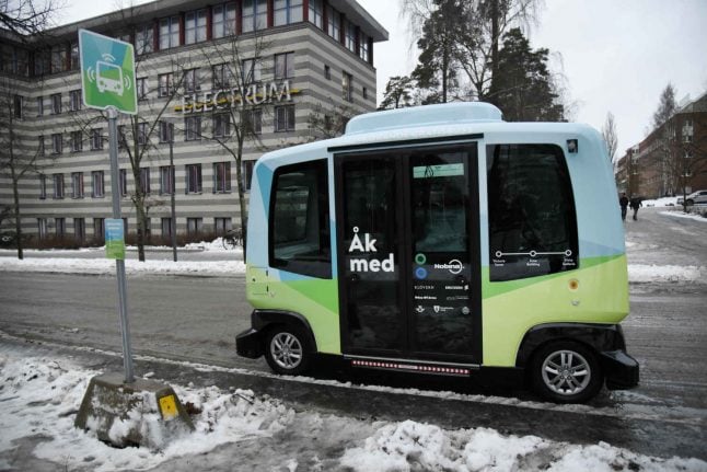 Self-driving test buses in Sweden to go faster