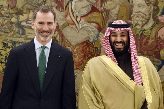 Smiles all round: Saudi crown prince visits Spain to sign €2.2 billion arms deal