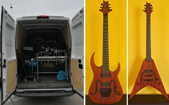 Italian band's live rig and one-of-a-kind instruments stolen in Gothenburg