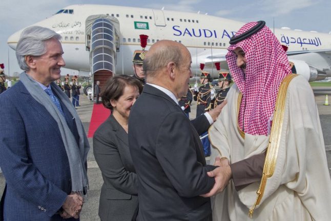 France welcomes Saudi crown prince as part of global goodwill tour