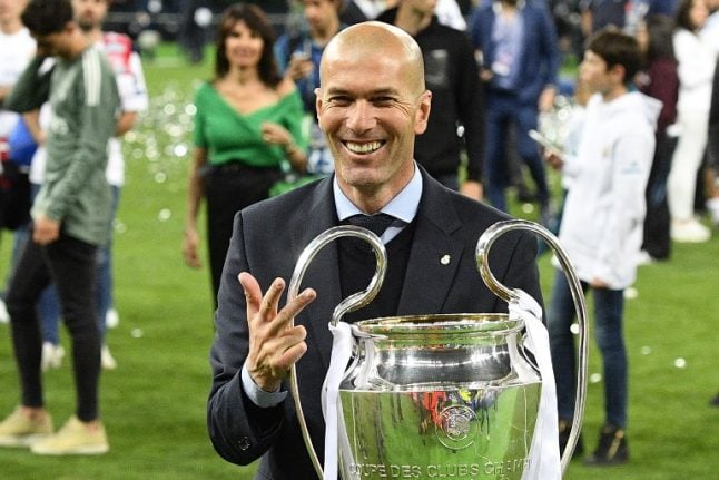France’s Zinédine Zidane quits as Real Madrid manager