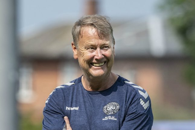 Norwegian outsider Hareide leads Danes to World Cup