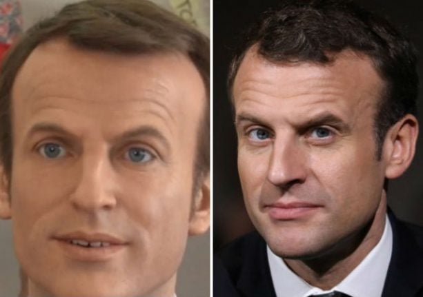 Paris: Macron's much-mocked wax sculpture faces meltdown