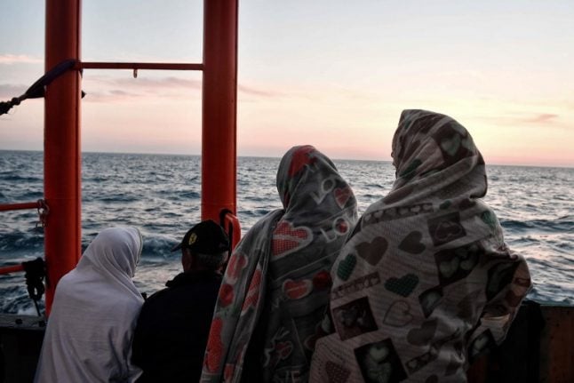 Migrants stranded in Med by diplomatic standoff arrive in Italy