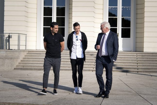 Football stars Gundogan and Ozil meet German president after Erdogan controversy