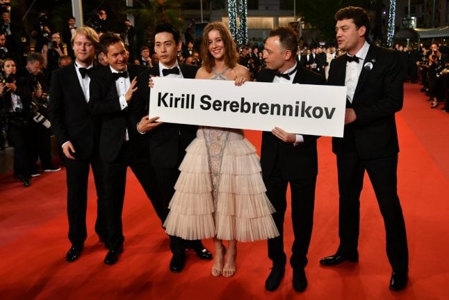 Detained Russian director gets standing ovation at Cannes