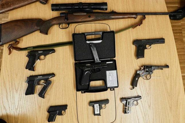 12,000 weapons were handed in during Swedish amnesty: police