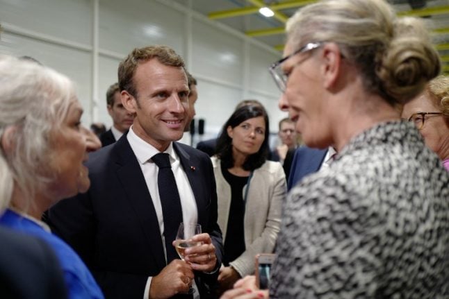 France spends 'crazy amount of dough' on social security, Macron says