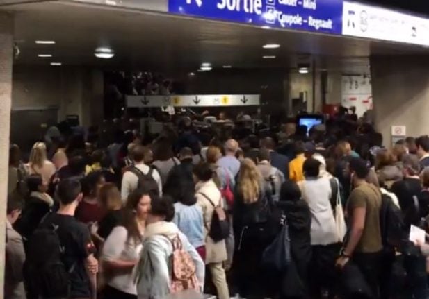 Commuters face rail chaos in Paris after signal failure and broken tracks