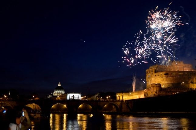 Flowers and fireworks: How Rome (usually) celebrates its patron saints' day