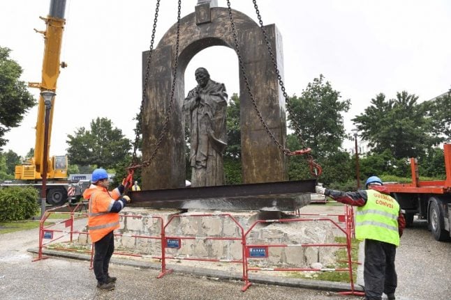 Religious statue moved in France after unholy row in Breton town