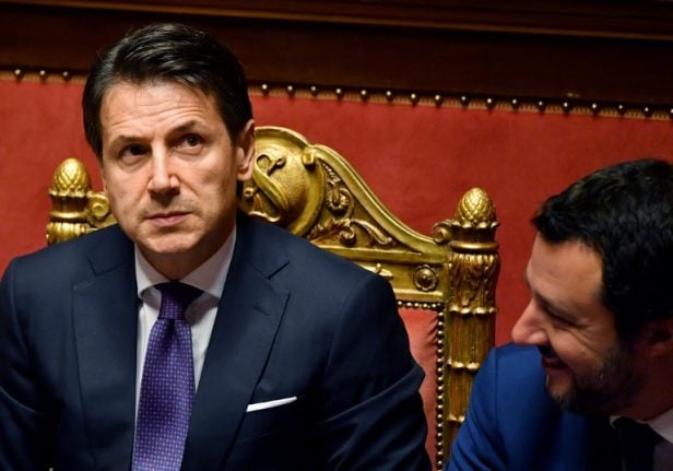 Italy's new prime minister makes his first speech