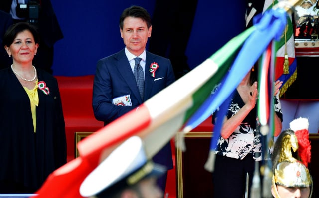 Italy's new PM starts work with Republic Day parade