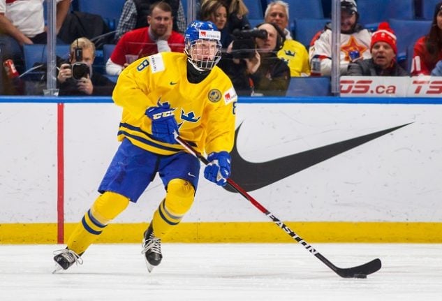 Swedish ice hockey star Rasmus Dahlin expected to go first in NHL Draft